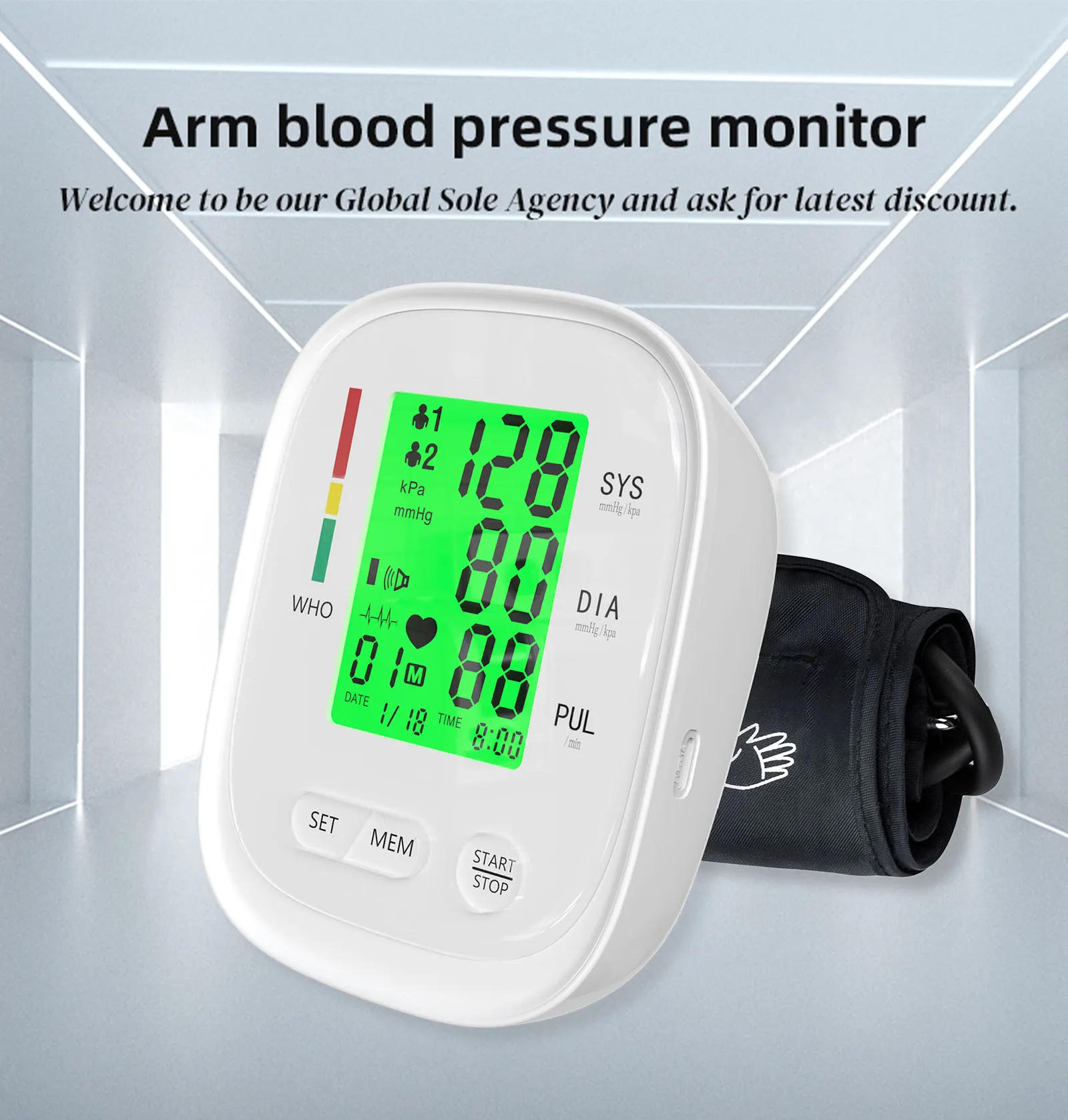 Tensiometro Digital Bp Monitor Digital Bp Machine Electronic Arm Blood ...