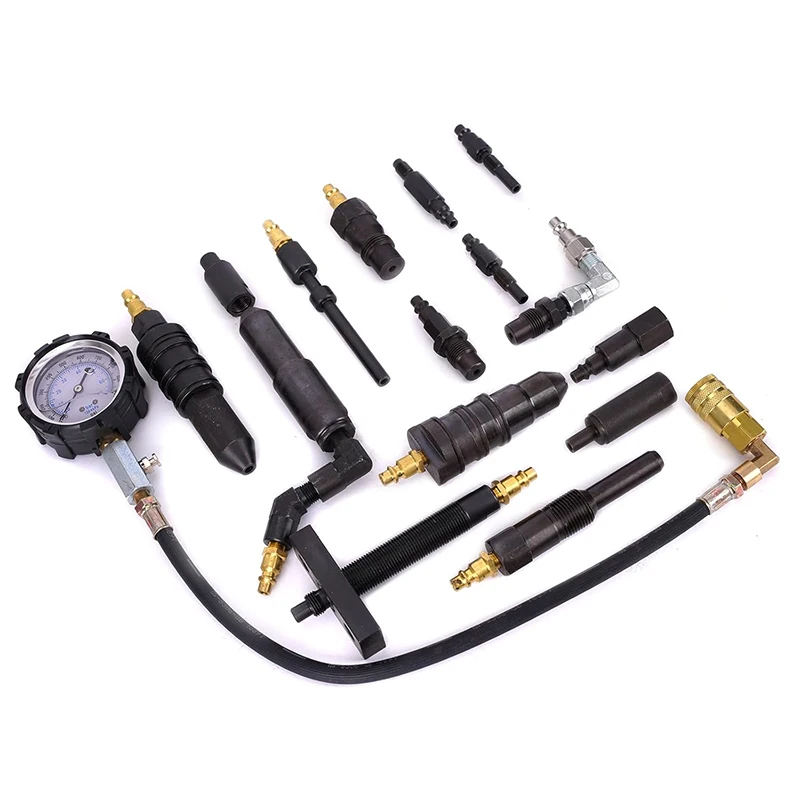 Diesel Engine Compression Tester – 1000 PSI, For Ford/Cummins/Detroit, WINMAX Tool Diesel Compression Gauge - Foto 2