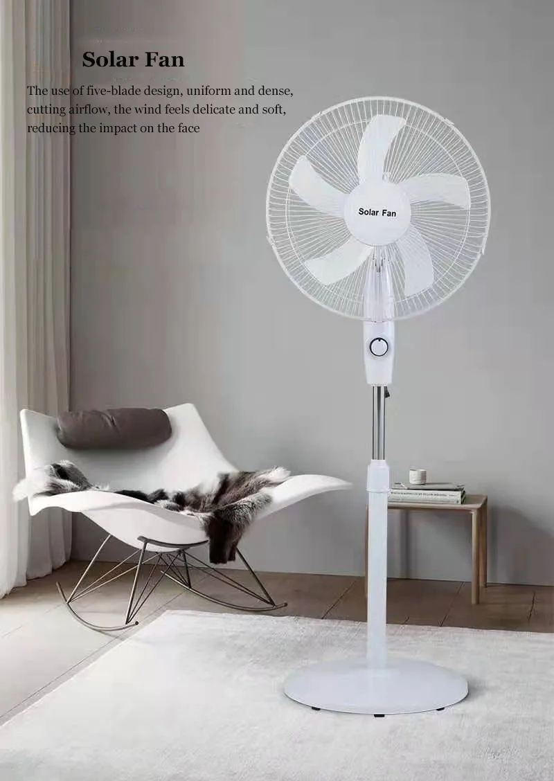 Solar Fan Space-saving