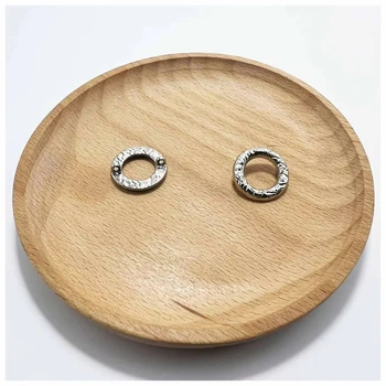 Customized Wholesale High End Clothing Decorative Ring Design Carved Pattern Metal Buttons