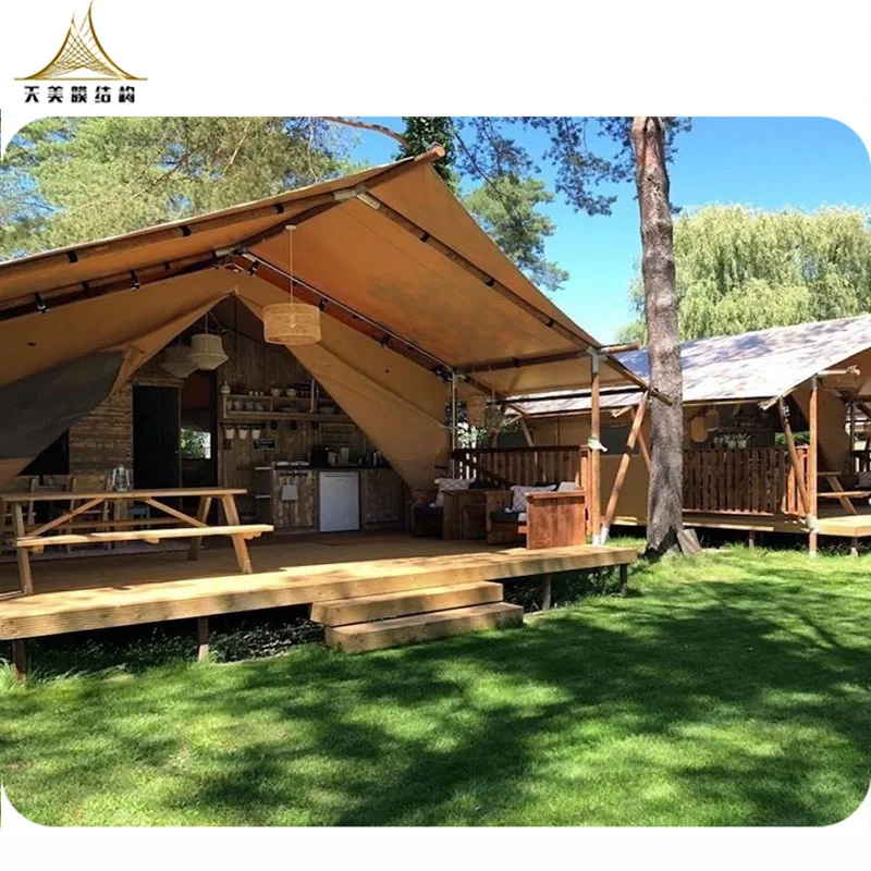 Modular Resort Inflatable Tent Outdoor Camping Second Hand Tent Nomadic for Sale