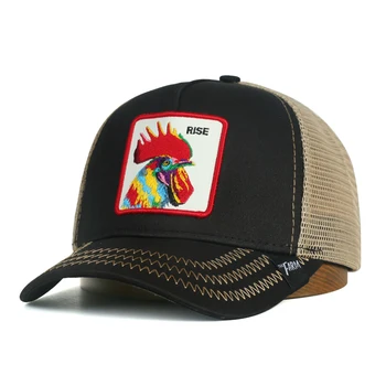 High Quality Trucker Animal Caps Custom Hats Factory Wholesale Animal Theme Mesh Baseball Caps, Fashion Trucker Goras
