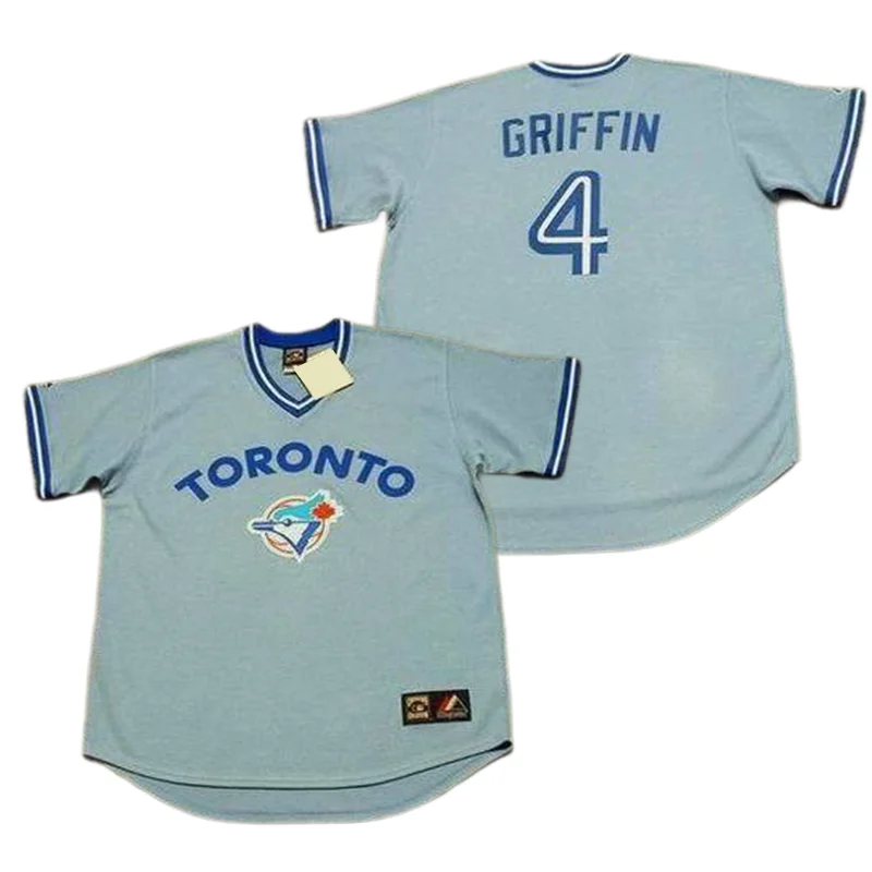 ALFREDO GRIFFIN Toronto Blue Jays Majestic Cooperstown Throwback Baseball  Jersey - Custom Throwback Jerseys