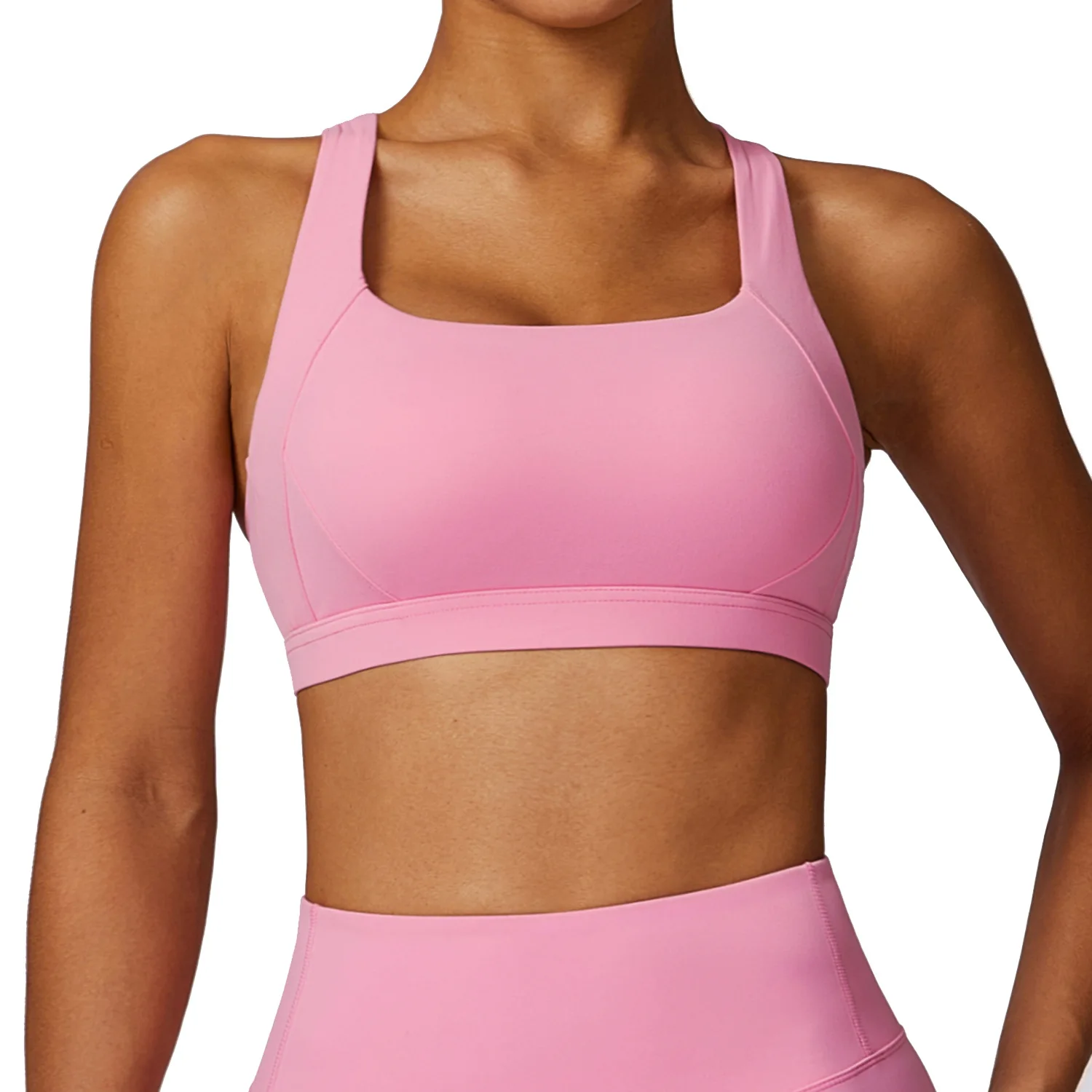 Breathable Yoga tank Top Sports Bra Crisscross Straps Shockproof High-intensity Pilates preview