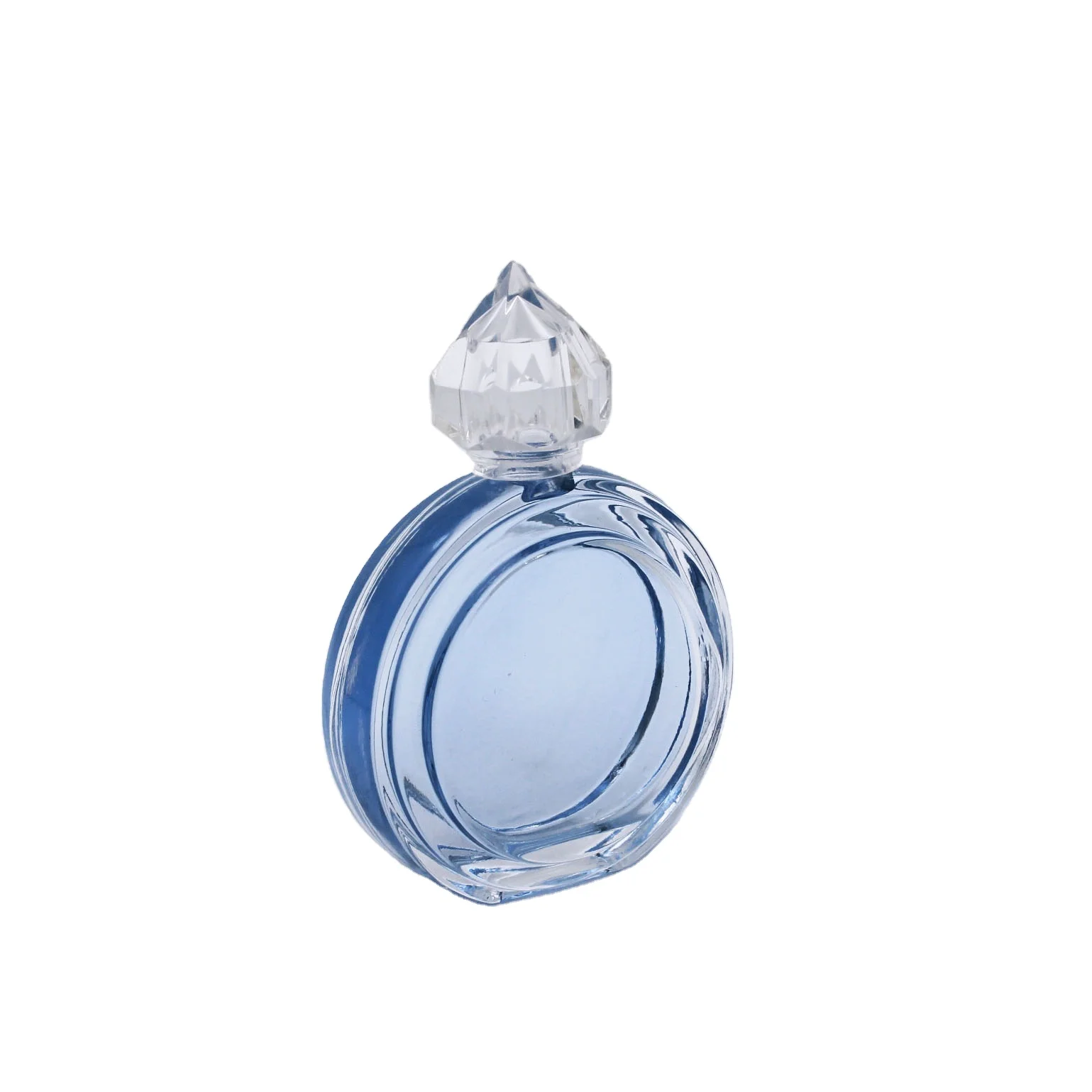 100毫升圆形透明空玻璃瓶香水,带surlyn盖