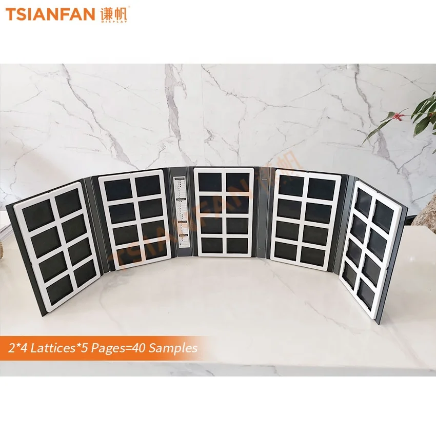 Heavy Duty Card Slab Grading Natural Stone Catalog Wall Mounted Book Shelf