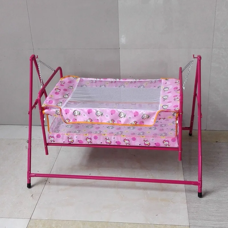 hanging baby cradle with stand