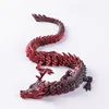 Chinese dragon - laser red black