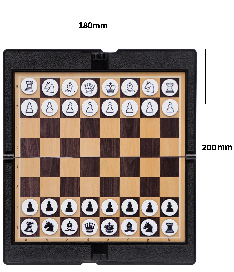 Мини карманные складные шахматы детская игрушка взрослые для родителей и