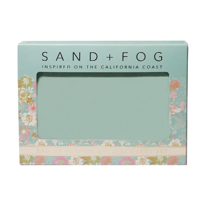 Custom Printed Paper Packaging Gift Set Skincare Cosmetic Box with Window Clear