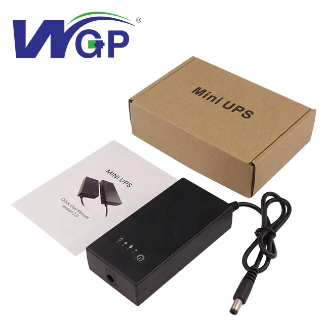 WGP Router Wifi Backup Battery 12volt 12 V 12v1a Power Bank Supply Box DC 1A 12V Mini UPS for Wifi Router Modem CCTV Camera Home