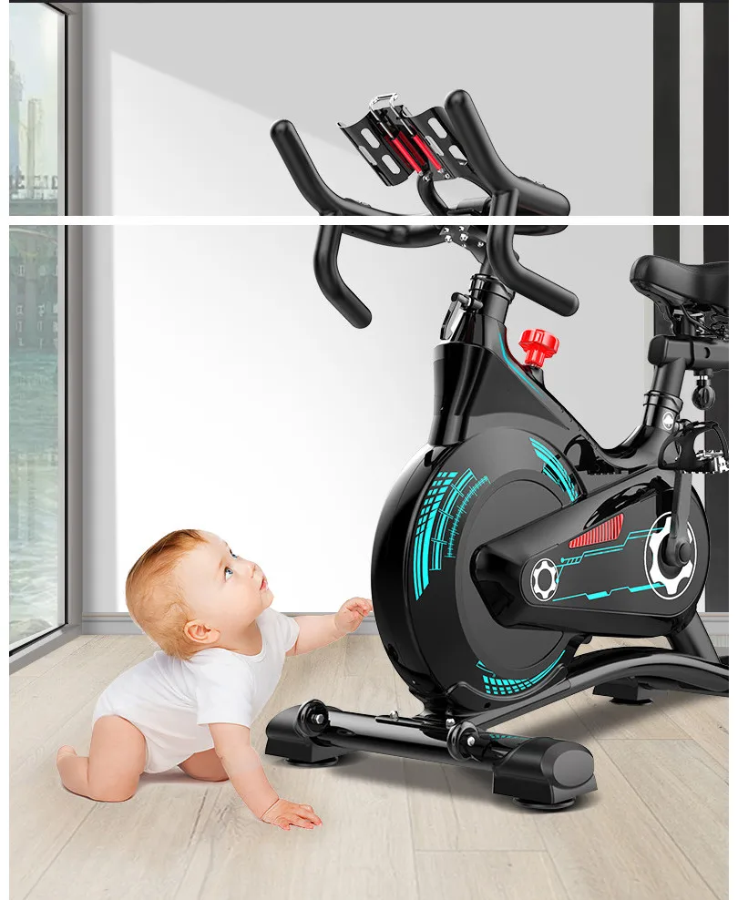 Top Sports Gym Indoor Professional Magnetic Body Fit Exercise Spinning Bike Stable Pedestal Fitness Bicycle Bike For Home factory