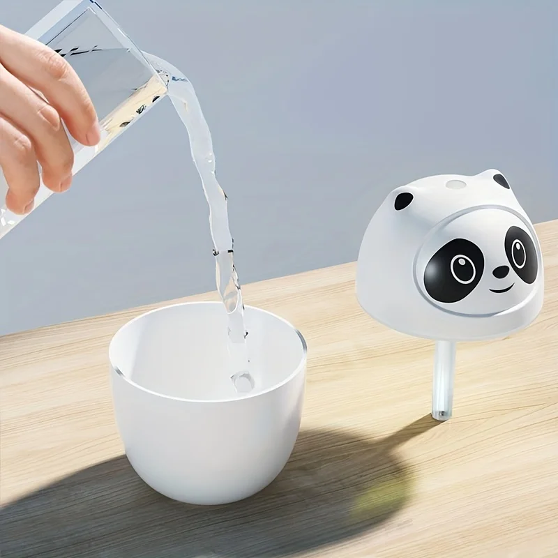 Portable LED Light Mini Cute 220ml H2o Spray Mist Humidifier Double Wet Aroma Essential Oil Diffuser Car Usb Air Humidifier