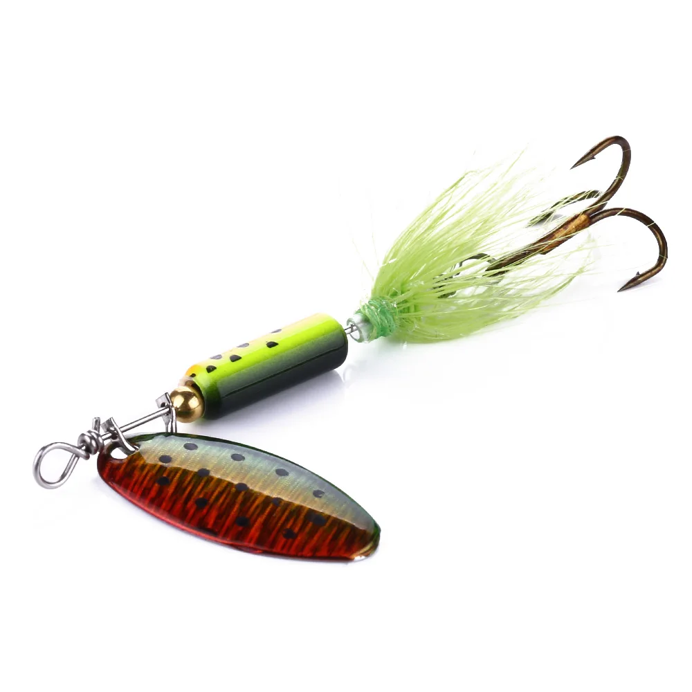 Spinners Fishing Lure Metal Spoon Lures hard bait fishing tackle