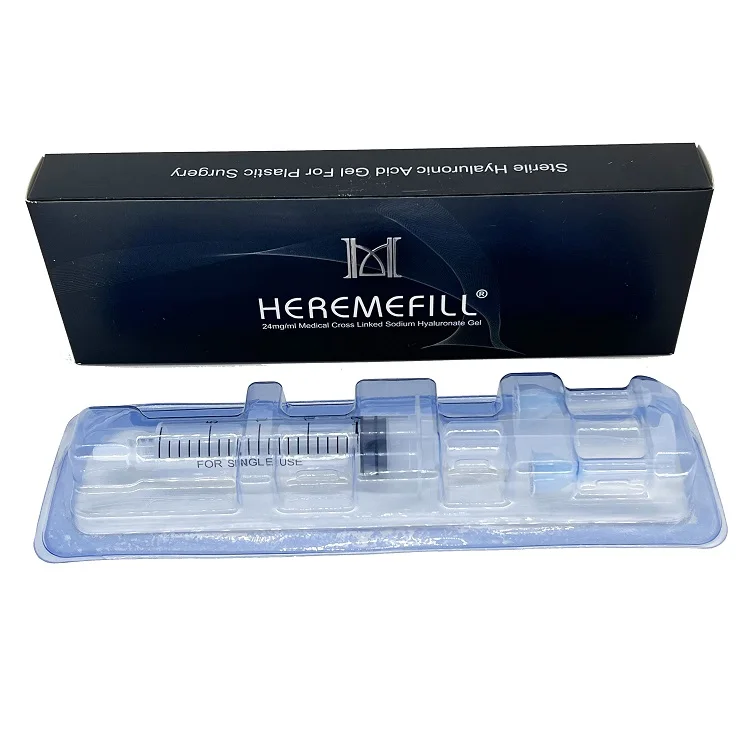 Hereme lips augmentation nose cheek HA gel injection cross-linked hyaluronic acid dermal filler for lip injections