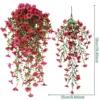 Tapiz de pared violeta eucalipto de malla 45 (rojo rosa)
