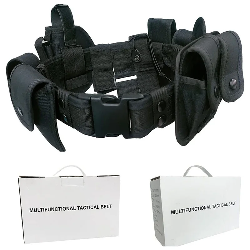 High Quality Durable Wear-resistant Tactical Duty Belt Tactical Portable Gift Box Duty Security Tactical Equipment System Set
