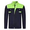 Green on top and blue on the bottom