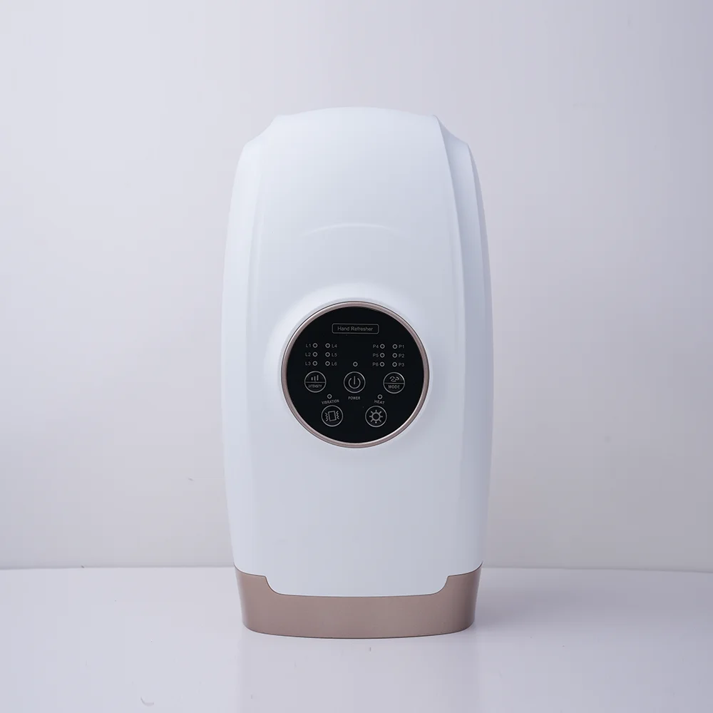 product portable wireless rechargeable electric hand massager hot compress finger palm massage with air pressure compression airbags-9
