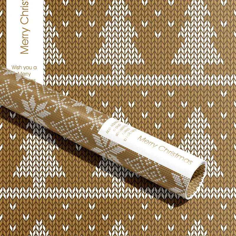 Wrapping Paper Christmas Printing Flower Waterproof Flowers Flower Shop