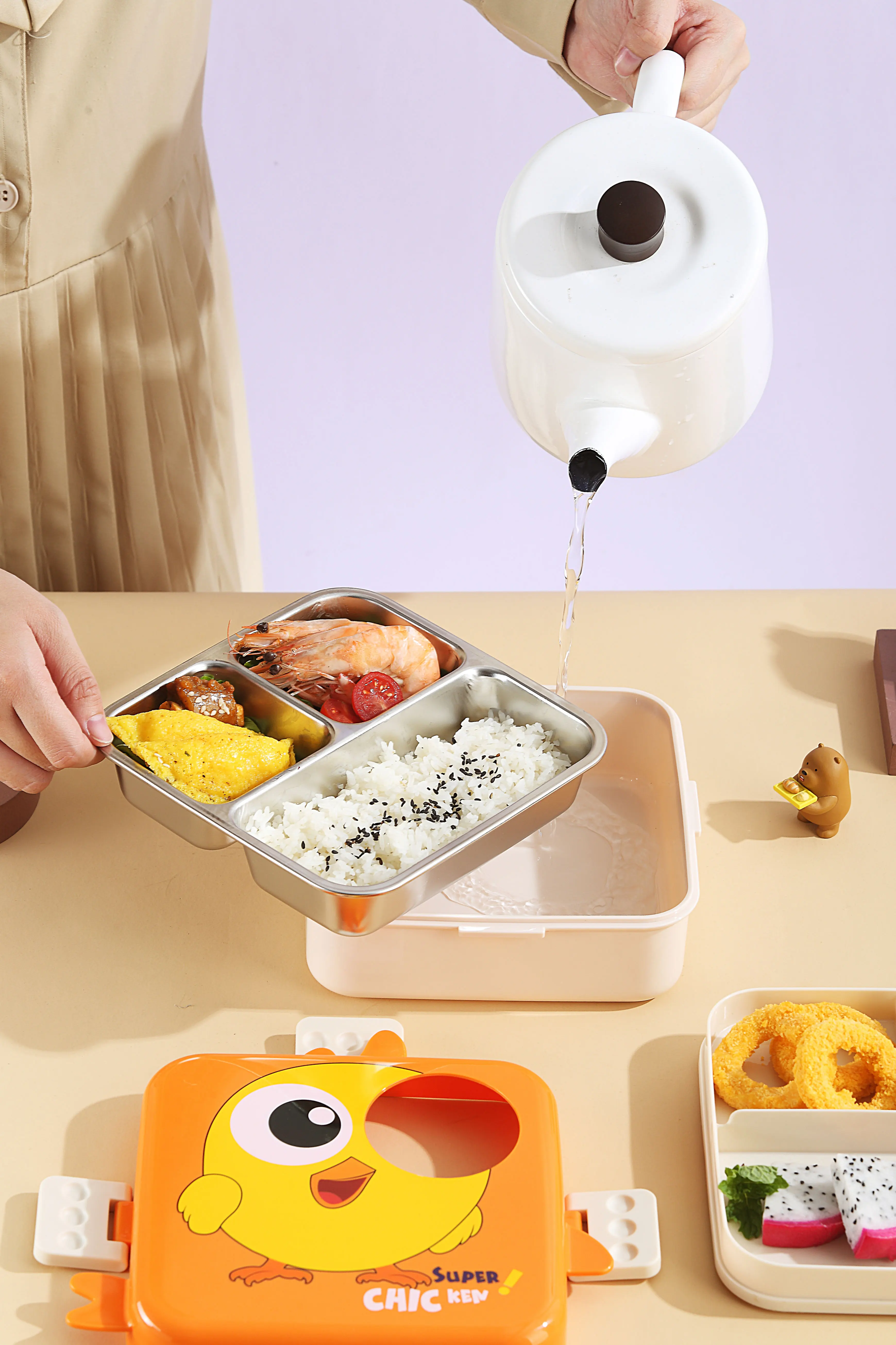 Chic Bento Lunch Box for Kids