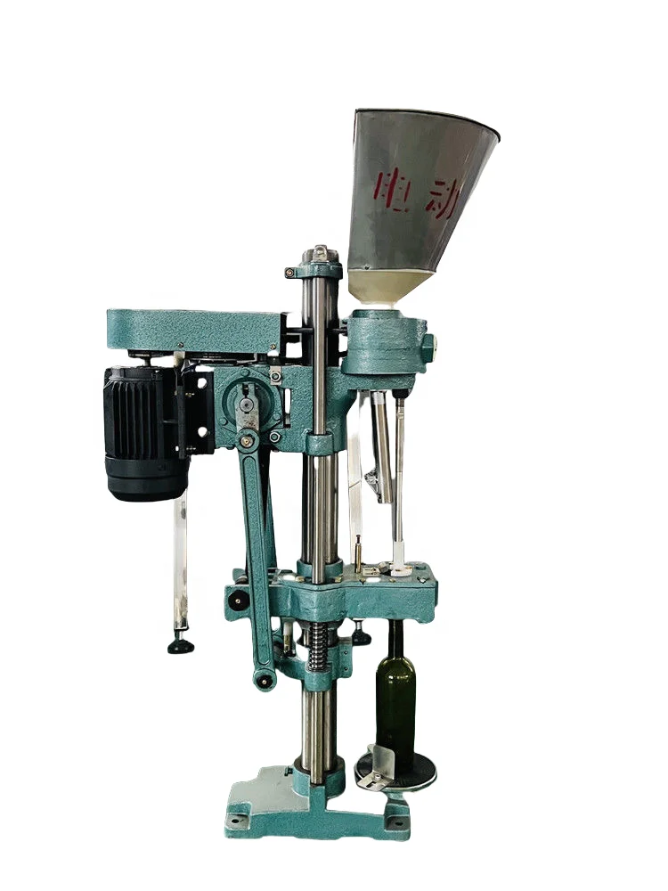 Semi Automatic Capping Machine Champagne Sparkling Wine Bottle Capping Corker Fitting Stopper Corking Machine Bottle Cap Sealer