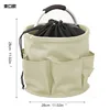Multifunctional basket with aluminum handle [Apricot Gray]