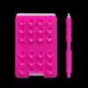 Pink Card insertion, double-sided suction cup, logo