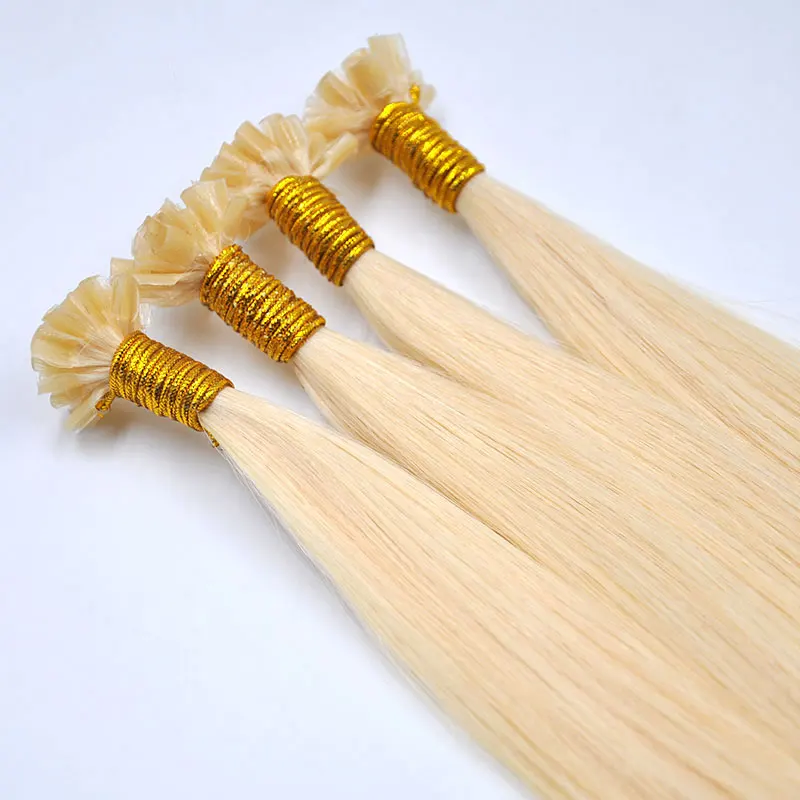 2025 custom good sales u tip human hair extensions pre bonded hair virgin keratin tip European human hair extensions