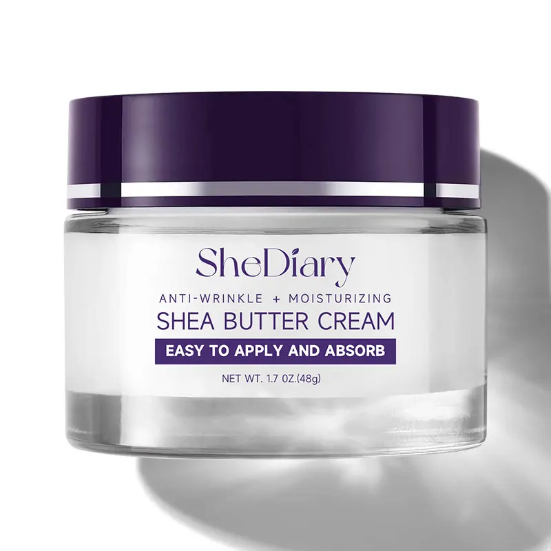 SheDiary, la mejor crema de noche blanqueadora Natural, crema facial hidratante de colágeno para día y noche con Retinol, manteca de karité, blanqueamiento