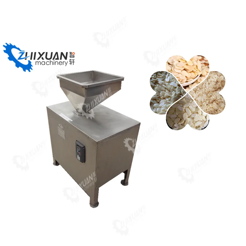 Groundnut Slice Cutter Chestnut Cashew Nut Cutting Almonds Nuts Slicer Pistachio Peanut Slicing Machine