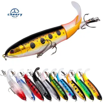 CHEERY 13g 10cm Premium Pencil Lure Kit Bass Trout Carp Baits Propeller Tail Durable Hooks Realistic Action Freshwater Lake – Pencil – view 2