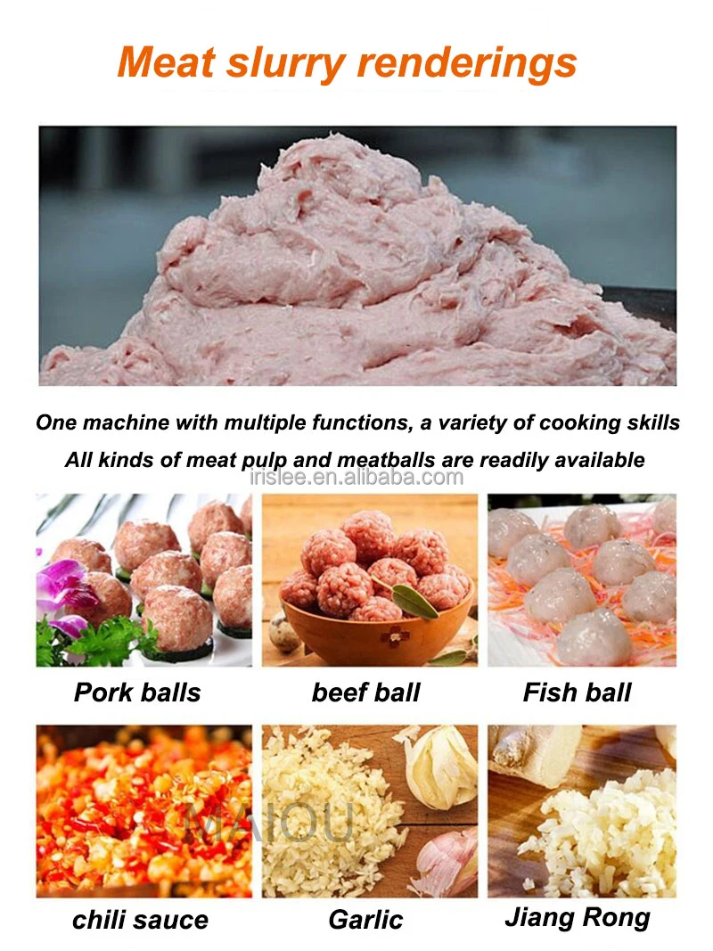 Commercial Stainless Steel Restaurant Food Beef Meat Ball Meatball ...