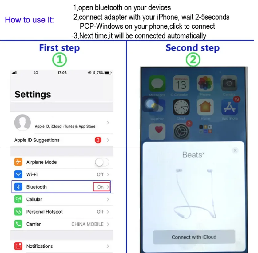 UUTEK 8 Pin to 3.5mm Headphone Adapter Cable for iPhone 3.5mm TS/TRS/TRRS Audio Cable
