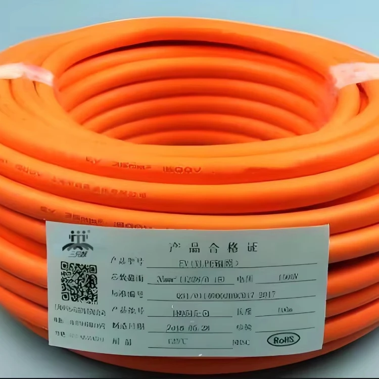 High quality EVRP New Energy Vehicle Shielded High Voltage Cable 1.5kV Battery Connection Charging Cable Anti-corrosion
