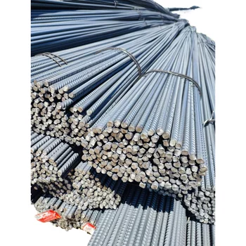 Wholesale HRB400E round Carbon Steel Threaded Bar ASTM Standard Building Three and Four Seismic round Bar