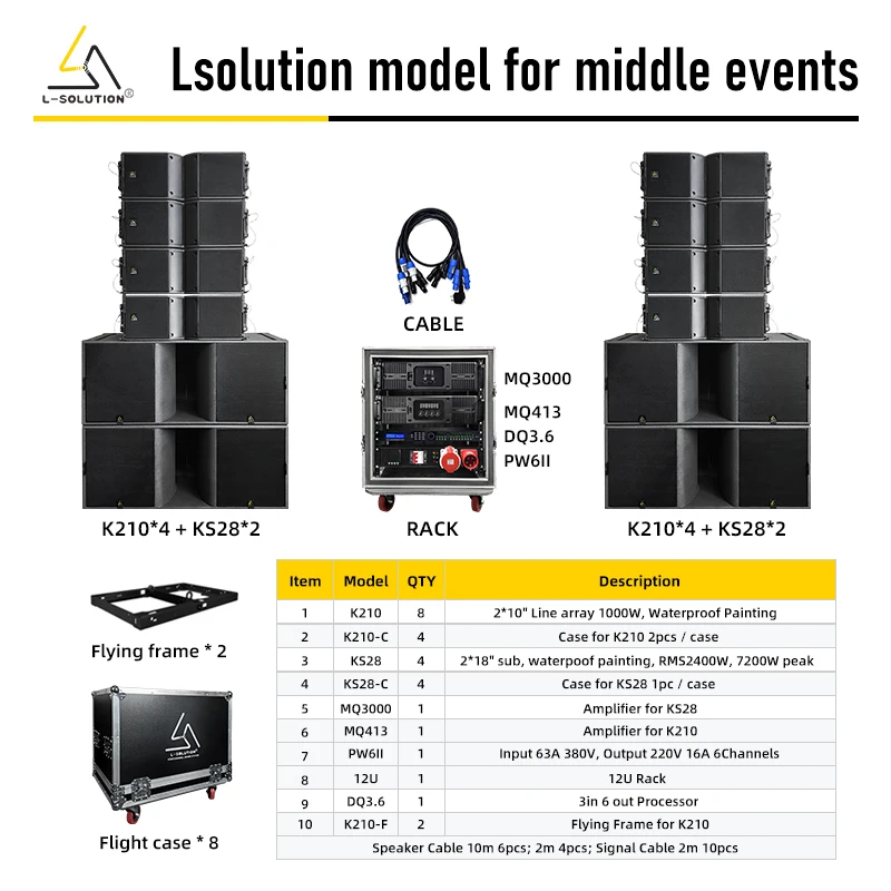 Professional Line Array  Speakers Subwoofer 18 Inch Passive Subwoofer Dj Speaker Set System
