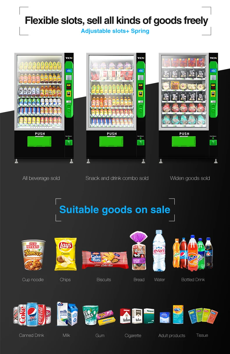 TCN Febo Vending Machine - Efficient Snack & Drink Vending