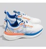 White orange blue