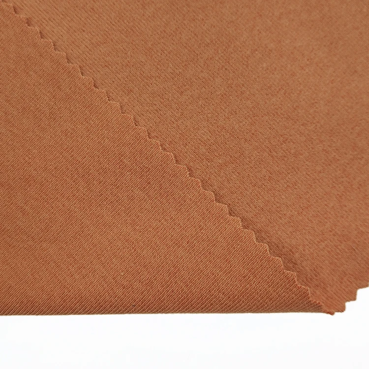 China Supplier Solid Ribbed Cotton Fabric, High Stretch Rayon Spandex Brush Rib Knit Fabric/ manufacture