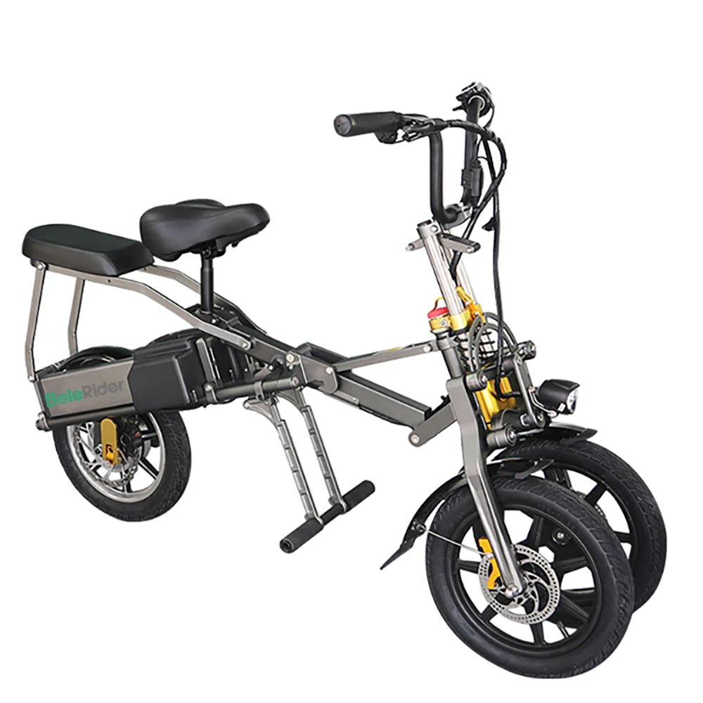 卸売14インチ48ワット3輪eスクーター折りたたみ式500w電動自転車