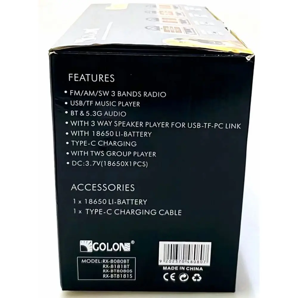 Comprá Radio Portátil Xion XI-RA28BT AM/FM/BT/USB - Negro - Envios