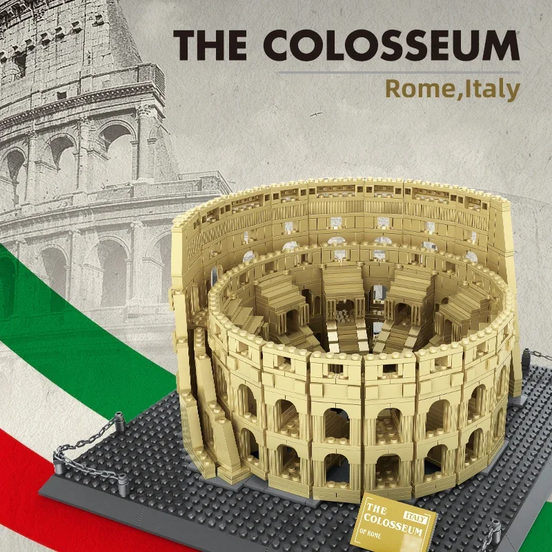 The Colosseum Colosseo In Lego Ancient Rome Il Colosseo Lego