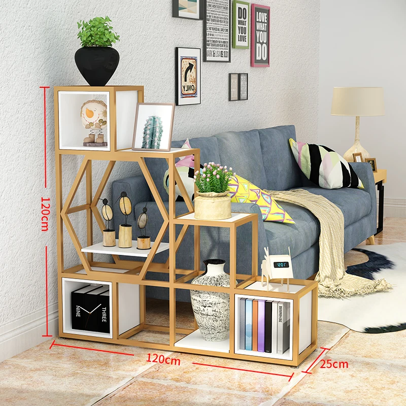 Modern Simple Storage Rack Stands Home Room Dividers with Storage Racks ...