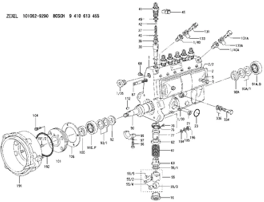 Sy215 Sk200-6e Excavator Parts - High-Quality Fuel Injection