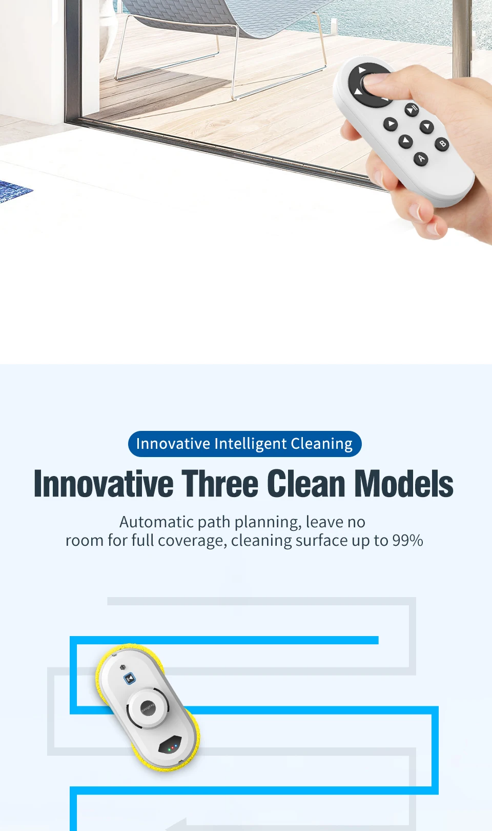 2021 New Automatic Window Washer Cleaner Window Cleaning Robot Buy