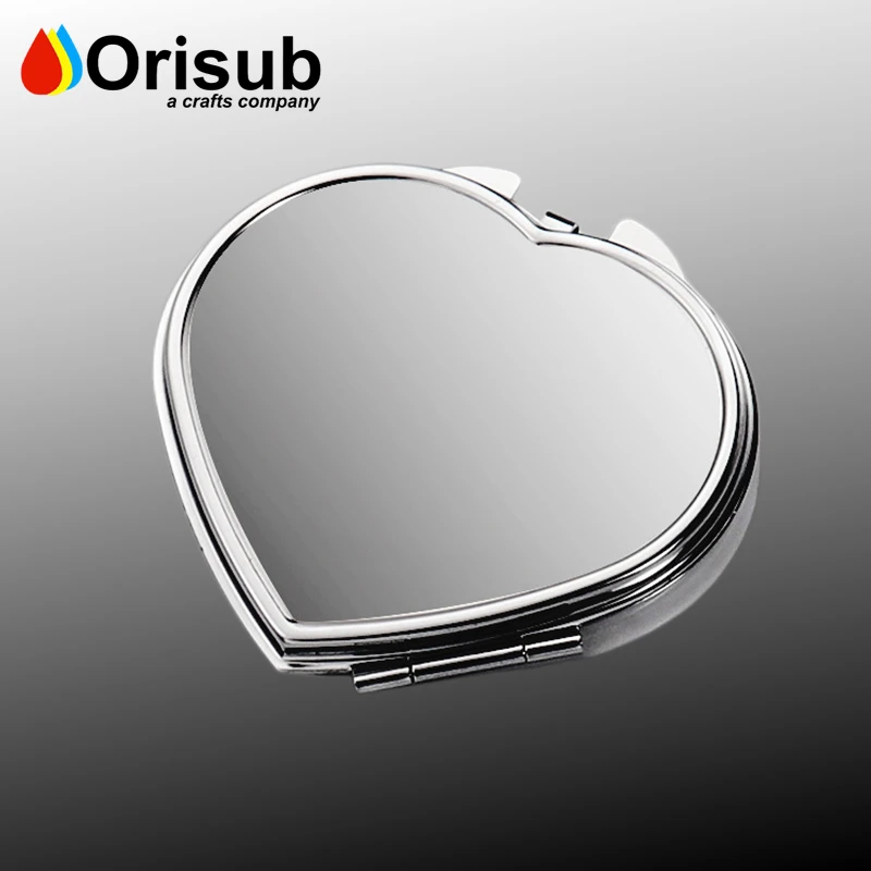 Diy Printing Square Small Pocket Mirror Sublimation Blank Compact Make