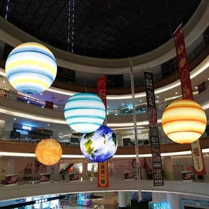 Waterproof Rechargeable LED Planet Light Durable Plastic Indoor/Outdoor Christmas Decor IP65 Rated