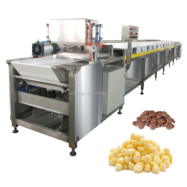 600mm pneumatic chocolate chips production line/chips depositing machine