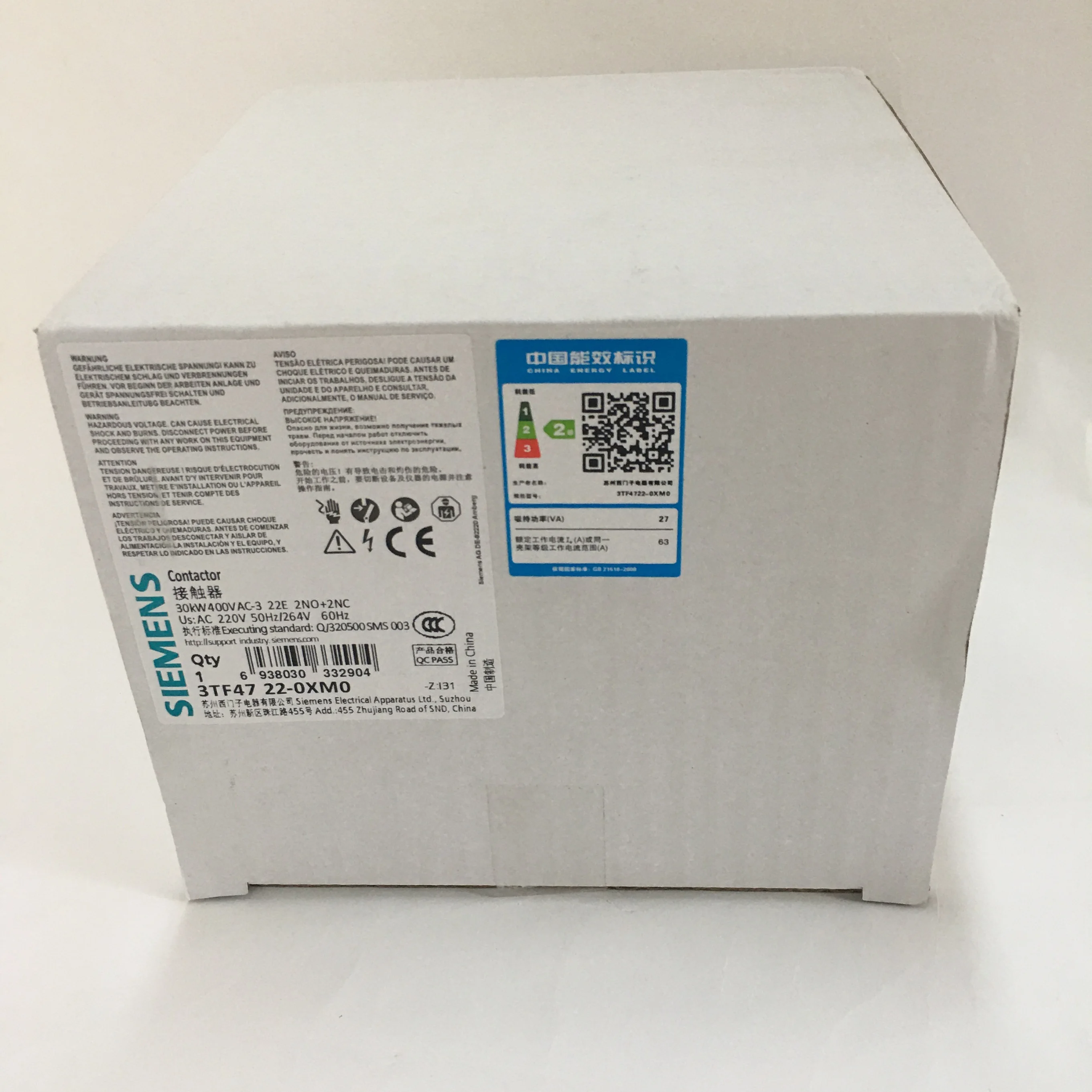 Siemens Magnetic contactor 3TF4722-0XM0 Siemens Magnetic contactor 3TF4722-0XM0